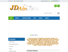 Tablet Screenshot of jdair.com